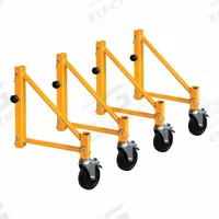 METALTECH Scaffold Outrigger Kit: Outrigger, Steel, Outriggers (MPN I-CISO4). Key specifications — Compatible with Grainger Part Number: 38HT57; Color: Yellow; Compatible with Manufacturer Model Number: I-CISCTP; Included Components: (12) Locking Pins; Material: Steel; Product Type: Outrigger; Brand: METALTECH.