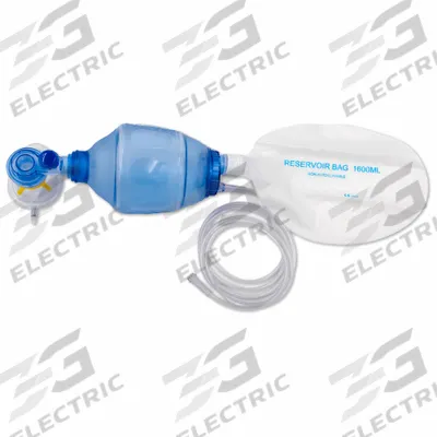 EMI Bag Resuscitator Mask: 15 lpm Flow Rate - Max, 8 lpm Flow Rate - Min, PVC - Bag Valve Masks