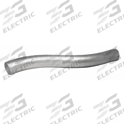 NORDFAB Flexible Duct: 8 in Dia, 5 ft Lg, Galvanized Steel, 390°F Max Temp - Non-Insulated Flexible Duct