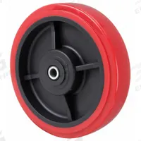 APPROVED VENDOR Caster Wheel: 8 in Wheel Dia., 2 in Wheel Wd, Polyurethane, 900 lb Load Rating, Std (MPN 1ULT1). Key specifications — Brand: APPROVED VENDOR; Wheel/Tread Color: Red.