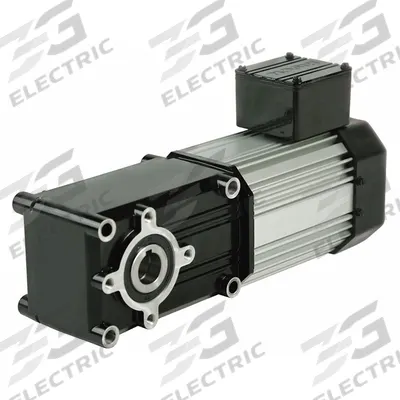 BISON AC Gearmotor: Right Angle, Hollow, PSC, TEFC, 11.2 RPM, 570 in-lb Max Torque - Hollow Shaft Right Angle AC Gearmotors