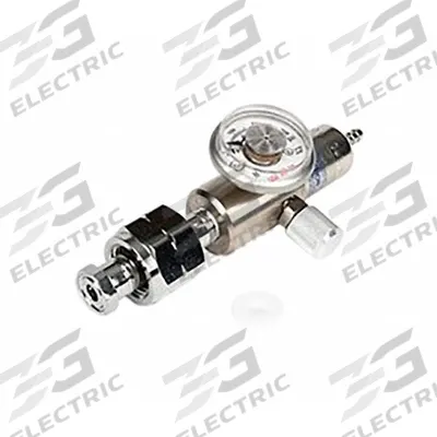 INDUSTRIAL SCIENTIFIC Gas Cylinder Regulator: Gas Regulator, Stainless Steel, Gas Regulator - Accessories for Portable Gas Detection Calibration
