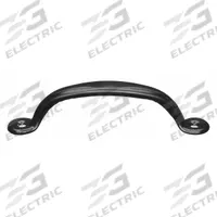 APPROVED VENDOR Pull Handle: Unthreaded Holes, Steel, Black, #6 Screw Size, 0.5 in (MPN 1VZZ9). Key specifications — Brand: APPROVED VENDOR; Projection Type: Non-Recessed; Material: Steel; Finish: Powder Coated; Color: Black; Folding Type: Fixed; Mounting Type: Unthreaded Holes; Screw Size: #6.