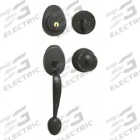 MASTER LOCK Door Lockset: Office Knob Locksets, Bronze (MPN HDLBC0612PKA4WK). Key specifications — Lockset Style: Biscuit.