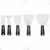 WESTWARD Putty Knife/Painters Tool Set: 5 Pieces, Bld. Mat. Carbon Steel, Hdl. Mat. Plastic (MPN 31MJ75). Key specifications — attr1004953: WESTWARD; attr1008775: Carbon Steel; attr1017495: Plastic.