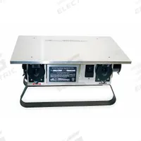 SOUTHWIRE Power Distribution Box: Single Phase, 125/250V AC, 50 A Inlet Current Rating, 7 Outlets (MPN 7506TLSX). Key specifications — Inlet Voltage Rating: 125/250V AC; Inlet Receptacle: Locking Receptacle 50A @ 125/250V AC; Brand: SOUTHWIRE.