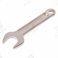 TEKTON Open End Wrench: Chromium Molybdenum Steel, Satin, 24 mm Head Size, 5 63/64 in Overall Lg (MPN WSE14424). Key specifications — attr309776: No; attr309781: Satin; attr309780: Chromium Molybdenum Steel; attr324939: TEKTON.