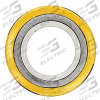 Spiral Wound Flange Gasket: Graphite Filler, 304 Stainless Steel Winding, For 4 in Pipe, 6 7/8 in OD (MPN CGI). Key specifications — Brand: FLEXITALLIC.
