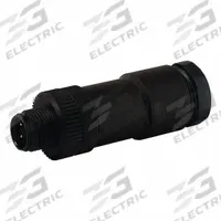 MURRELEKTRONIK Circular Connector: A Coded, 5 Pin, M12, IP67, Screw Terminals, Straight, Plastic (MPN 7000-12801-0000000). Key specifications — Connector Body Type: Pin; Coding: A; Brand: MURRELEKTRONIK; Voltage Rating: 125V AC/125V DC; Thread Size: M12; IP Rating: IP67; Housing Material: Plastic; Connector Orientation: Straight.