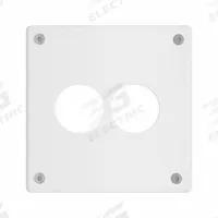 LEGRAND Wall Plate: Single Circular Opening, 2 Gang, White, Jumbo Size (MPN WSP02N912PS). Key specifications — Brand: LEGRAND; Material: Steel; Includes: Allen Head Screws.