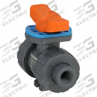 HAYWARD FLOW CONTROL Manual Two-Way Ball Valve: 3/8 in, PVC, Straight, 250 psi Max. Pressure (CWP) (MPN TBH1037A0TE0000). Key specifications — attr1008170: HAYWARD FLOW CONTROL; attr1017899: Locking Tee.
