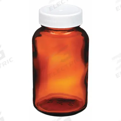 APPROVED VENDOR Wide Mouth Bottle: 125 mL, 38-400, Amber, Semi-Volatile Organics - Amber Wide Mouth Glass Lab Bottles