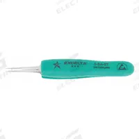 EXCELTA Tweezers: Stainless Steel, Point, Relieved Tip, 0.1 mm Tip Thick (MPN 5-SA-ET). Key specifications — attr1002355: Stainless Steel; attr1002345: EXCELTA; attr1002348: Stainless Steel; attr1002358: Smooth; attr1002361: 5; attr1024781: Ergonomic.