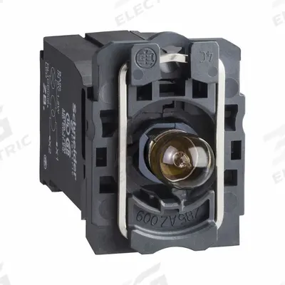 SCHNEIDER Lamp Module: 22 mm Size, Clear, Incandescent, 240 V AC Rating - Lamp Modules