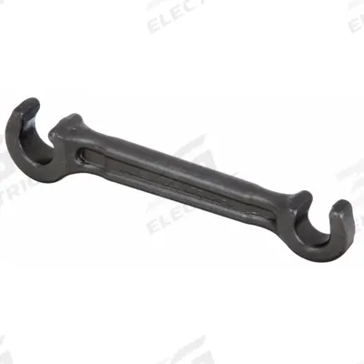 WESTWARD Double End Valve Wheel Wrench: 11/16 in_1 in Head Size, 10 in Overall Lg - Double End Valve Wheel Wrenches