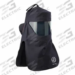 NATIONAL SAFETY APPAREL Arc Flash Hood: 4 PPE CAT, 40 cal/sq cm ATPV, UltraSoft® ( 9 oz ), Navy (MPN H65UQUQFAN40PV). Key specifications — Size: Universal; Garment Material: UltraSoft®; Brand: NATIONAL SAFETY APPAREL; Hood Window Type: Face Shield Fitted; Ventilated: Yes; Ventilation Type: Fan; Color: Navy; Features: Pureview™ Faceshield Technology a Single Layer Lens with Greater Range of Visibility.
