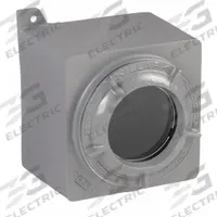 HUBBELL KILLARK Hazardous Location Enclosure: Enclosure and Lens Cover, 6 in x 8 in x 7 in, Screws (MPN GRM-375L). Key specifications — Brand: HUBBELL KILLARK; Closure Method: Screws.