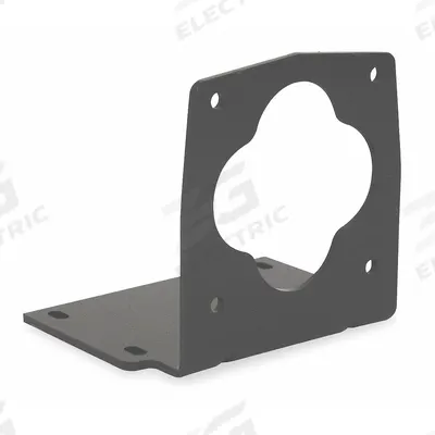 DAYTON L-Shaped Mounting Bracket: L-Shaped Mounting Bracket - Mounting Brackets for Gearmotors