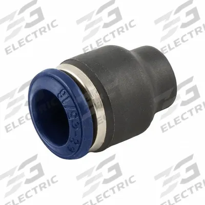AIGNEP Push-Fit Plug: 1/4 in OD Size, Push-to-Connect, Nylon - Nylon & Nickel-Plated Brass Tube Fittings