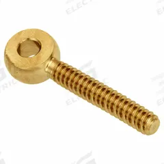 AMPG Fixed Rod End: Brass, Plain, 70 mm Hole Center-to-End Lg, Right Hand, M6-1.00 Thread Size (MPN ZEBM6X70-BR). Key specifications — attr952243: AMPG.