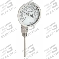 APPROVED VENDOR Dial Thermometer: 0°F to 250°F /-20°C to 120°C, 4 in Stem Lg, 3 in Dial Dia (MPN 1NFZ6). Key specifications — Accuracy: ±1 % @ 41 to 200 °F, ±1.5 % Otherwise; Brand: APPROVED VENDOR.