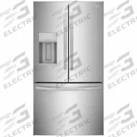 FRIGIDAIRE French Door Refrigerator: Stainless Steel, 27.8 cu ft Total Capacity, 1 Shelves (MPN FRFS2823AS). Key specifications — attr440554: Yes; attr440533: Silver; attr440537: Automatic; attr440583: 120V; attr440543: Yes; attr440555: Yes; attr440532: FRIGIDAIRE.