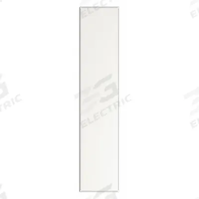 ASI GLOBAL PARTITIONS Partition Column: Steel, Smooth Semi Gloss, White, 82 in Ht, 18 in Wd - Pilasters for Bathroom Partitions