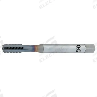 OSG Straight Flute Tap: 3/8"-24 UNF, H3 / 2B-3B, 4 Flute, Bottoming Chamfer - Straight-Flute Machine Taps for Aluminum