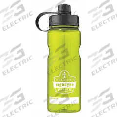 CHILL-ITS BY ERGODYNE Water Bottle: 34 oz Capacity, Green, Plastic, BPA-Free, 10 1/4 in Overall Ht (MPN 5151). Key specifications — Brand: CHILL-ITS BY ERGODYNE.