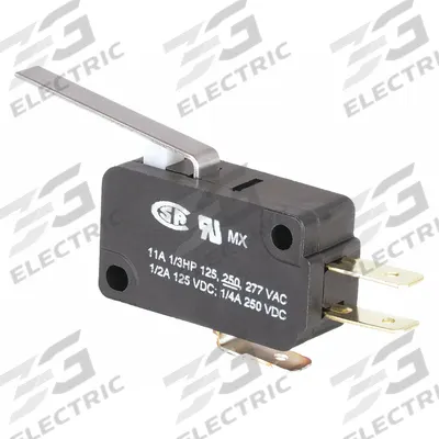 Honeywell Miniature Snap Action Switch: Lever Actuator, 1NO/1NC - Hinge Lever Snap-Action Switches