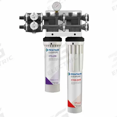 EVERPURE Water Filtration System: 0.5 micron, 2.5 gpm, MNPT, 23 1/4 in Overall Ht - Multi-Purpose Water Filter Systems