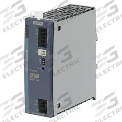 SIEMENS Stabilized Power Supply: DIN Rail, 240 W Output Power - Rated, 10 A Current - Output, Metal (MPN 6EP33347SB003AX0). Key specifications — attr1044898: Single; attr1044874: Metal; attr1044879: 110 to 240V DC; attr211400: SIEMENS.