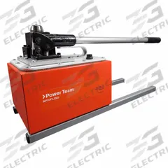 POWER TEAM Manual Hydraulic Pump Units: 2 Stages, Single Acting, 325 psi Max. Pressure 1st Stage (MPN P460). Key specifications — Brand: POWER TEAM; Cylinder Compatibility: Single Acting.