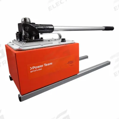 POWER TEAM Manual Hydraulic Pump Units: 2 Stages, Single Acting - Hand Pumps for Hydraulic Fluids