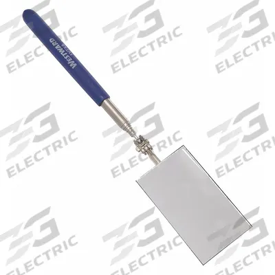 WESTWARD Inspection Mirror: 3 1/2 in L x 2 in W Mirror Size - Standard Inspection Mirrors