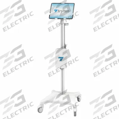 CAPSA HEALTHCARE Table Cart: Aluminum, (4) Swivel with Brake - Mobile Medical Equipment Workstations