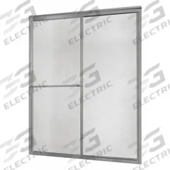 FOREMOST Shower Door: 56 in Min. Door Wd, 60 in Max. Door Wd, 70 in Overall Ht, Rain Tempered Glass (MPN TDSS6070-RN-SV). Key specifications — Brand: FOREMOST.