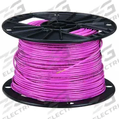 Building Wire: Copper, 16 AWG, 1 Conductors, Stranded, Pink, 500 ft Lg, TFFN (MPN 27040501). Key specifications — Voltage: 600 V; Brand: SOUTHWIRE.