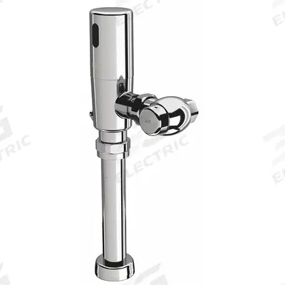 ZURN Automatic Flush Valve: EcoVantage, 1.1 gpf Gallons per Flush, Battery, Exposed - Toilet Automatic Flush Valves