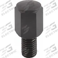 KIPP Positioning Foot w/Convex Face: External Threads, Spherical, Steel, M6 Thread Size, Black Oxide (MPN K0299.306010). Key specifications — attr648515: KIPP.
