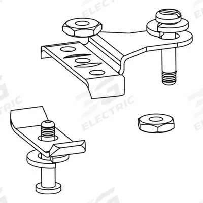 ANDERSON POWER PRODUCTS Cable Clamp: 981G1, For SB Series, Stainless Steel - Anderson Power Connector Hardware & Accessories