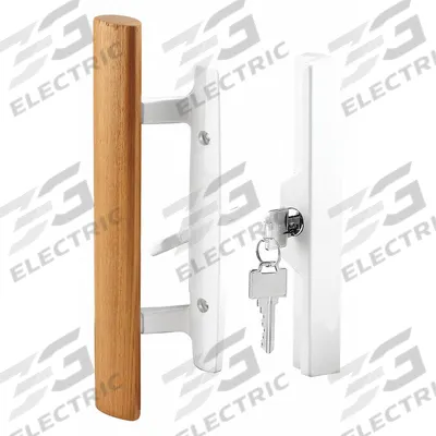 PRIME-LINE Sliding Door Lock: 2 in Lg, 2 in Wd - Locks for Sliding Doors