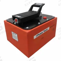 POWER TEAM Pnuematic Hydraulic Pump: 100 psi Max. Op Pressure, 21 cu in Reservoir Capacity, Foot (MPN PA6M-2). Key specifications — attr995446: Foot.