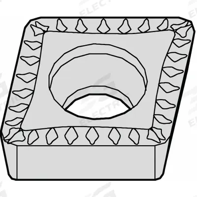 WIDIA Diamond Turning Insert: CCMT431MU - Diamond Indexable Turning Inserts