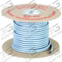 CHAINFLEX Control Cable: 18 AWG Conductor Size, 4 Conductors, PVC, 25 ft, Gray (MPN CF130US-07-04-25). Key specifications — Conductor Size: 18 AWG; Minimum Bend Radius Factor - Fixed: 5 x OD; Minimum Bend Radius Factor - Flexible: 7.5 x OD; Shielding: Unshielded; Brand: CHAINFLEX.