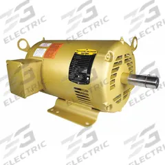 BALDOR General Purpose Motor: Rigid Base Mount, Open Drip Proof, 5 hp, 208-230/460V AC, 1,725 RPM (MPN EM3218TA). Key specifications — Brand: BALDOR; Nameplate Voltage @ 60 Hz: 208-230/460V AC; Full Load Current @ 60 Hz: 13.2/6.6 A; Nameplate RPM @ 60 Hz: 1,725 RPM; Motor Enclosure: ODP.
