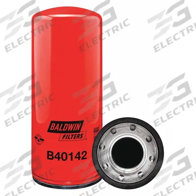 BALDWIN FILTERS Lube Filter: B40142, 2 1/4"-12 Thread Size, 11 7/16 in Overall Ht, Oil - Spin-On Oil Filters
