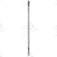 VEE GEE Armored Liquid In Glass Thermometer: 30°F to 220°F, Full Immersion, 12 in Immersion Dp (MPN 80704E-A). Key specifications — Accuracy: +/-2°F; Brand: VEE GEE; Temperature Units: Fahrenheit.