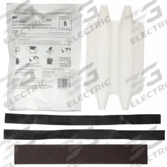 3M Splice Kit: 1,000 V Max Volt, 6 AWG – 1/0 AWG Wire Size Range (MPN 82-F1). Key specifications — Kit Includes: Abrasive Cloth; Brand: 3M.