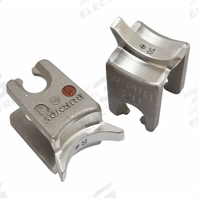 BURNDY Upper and Lower Crimping Die: 500 kcmil Copper Lug, YA/YS, 1 Sizes - Burndy Replacement Crimping Dies